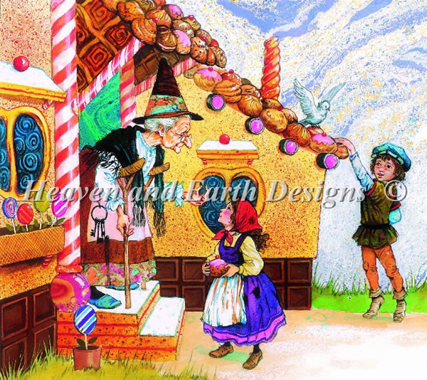 Hansel and Gretel and Witch - Click Image to Close